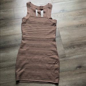 brown dress